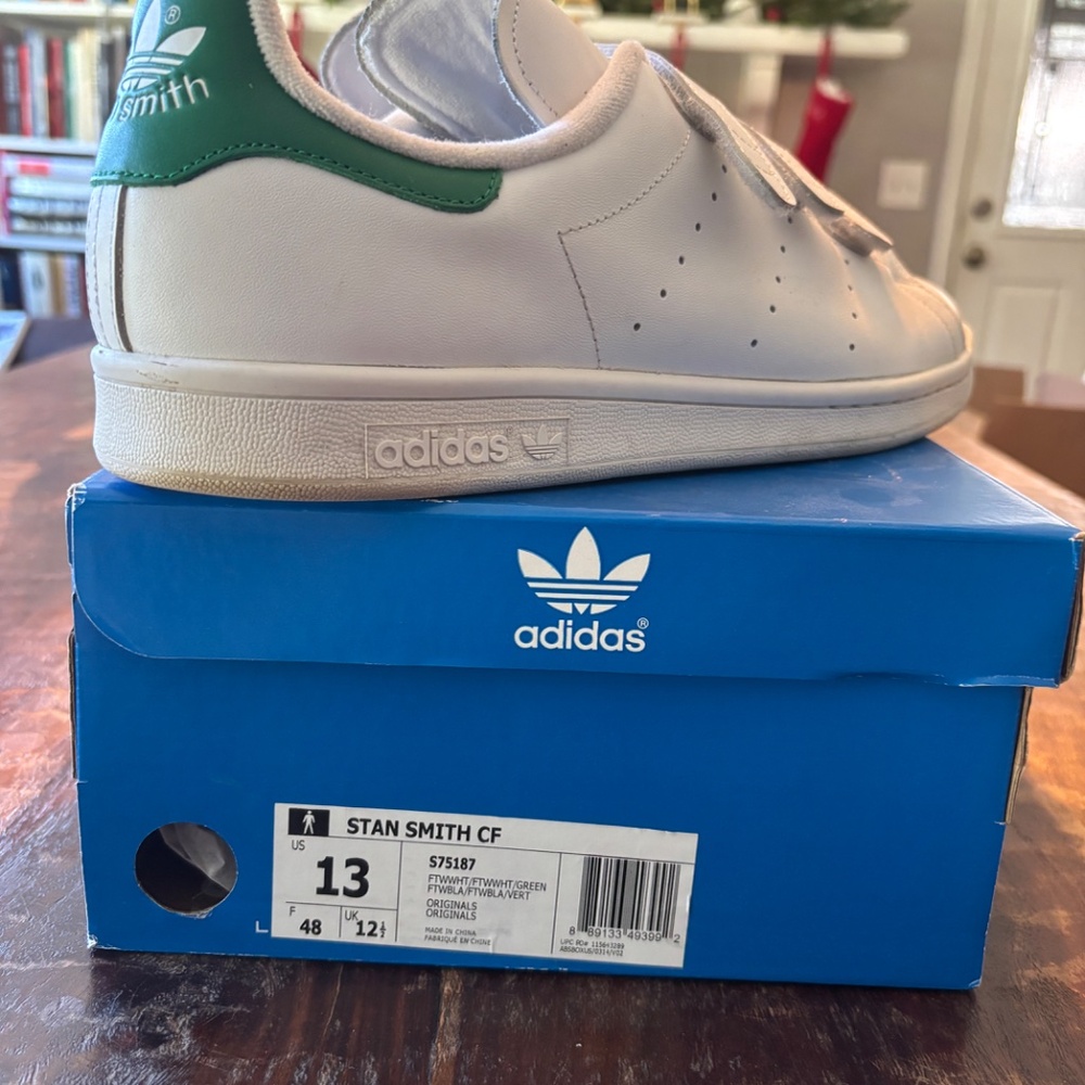 Men's Adidas Stan Smith 13 Green - Picture 3 of 14